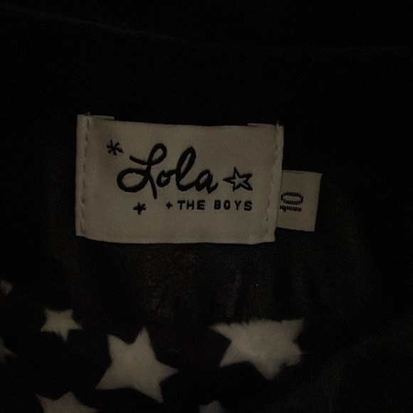 HAPPY RAINBOW VEGAN LEATHER JACKET. Excellent condition. - Picture 4 of 5